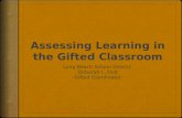 Assessing Learning in the Gifted Classroom