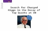 Search for Charged Higgs in the Decay of Top Quarks at D0