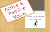 Active &  Passive Voice
