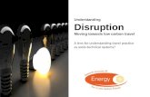 Understanding Disruption Moving towards low carbon travel