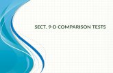 Sect.  9-D  Comparison Tests