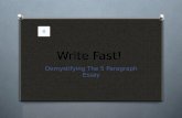 Write Fast!
