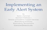 Implementing an Early Alert System
