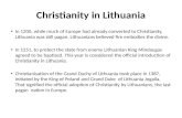 Christianity  in  Lithuania