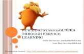 Building Stakeholders Through Service Learning