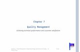 Chapter  7 Quality Management