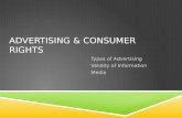 Advertising & Consumer Rights