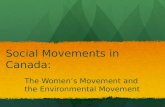 Social  Movements in Canada:
