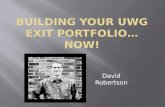 Building Your UWG Exit Portfolio…NOW!