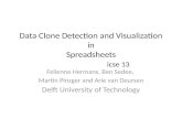 Data Clone Detection and Visualization in Spreadsheets icse  13