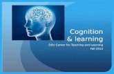Cognition  & learning