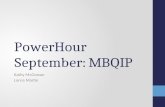 PowerHour  September: MBQIP