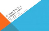 Interactive bill becomes a law slideshow