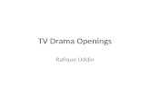TV Drama Openings