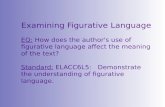 Examining  Figurative Language