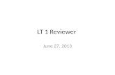 LT 1 Reviewer