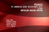 P14414 P3  Arborloo  W ind  R esistance  T est  S tand Detailed  Design Review