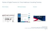 Review of Digital Presence for Three Healthcare Consulting Practices