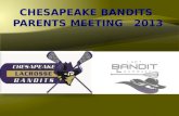 CHESAPEAKE BANDITS  PARENTS MEETING   2013