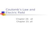 Coulomb’s Law and Electric Field