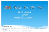 2013-2014  IPDP Modifications