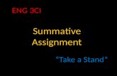 Summative Assignment