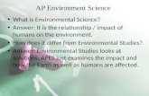 AP Environment Science