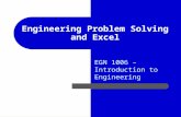Engineering Problem Solving and Excel