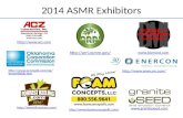 2014 ASMR Exhibitors