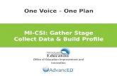 MI-CSI: Gather Stage Collect Data & Build Profile