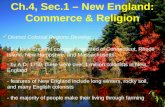 Ch.4, Sec.1 – New England: Commerce & Religion