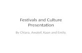 Festivals and Culture Presentation