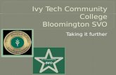 Ivy Tech Community College Bloomington SVO