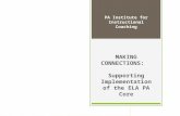 MAKING CONNECTIONS:  Supporting  Implementation of the ELA PA Core