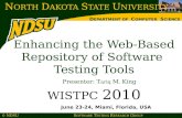 Enhancing the Web-Based Repository of Software  Testing Tools