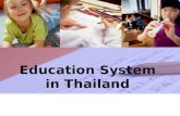 Education System  in  Thailand