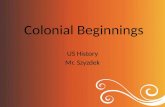 Colonial Beginnings