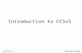 Introduction to CCSv5