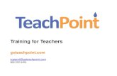 Training for  Teachers goteachpoint support@goteachpoint 866-202-9455