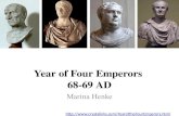 Year of Four Emperors  68-69 AD