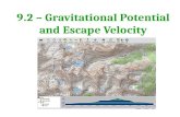 9.2 – Gravitational Potential and Escape Velocity