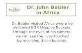 Dr. John Babler in Africa