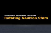 Rotating Neutron Stars