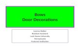 Bows Door Decorations