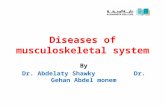 Diseases of musculoskeletal system