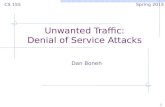 Unwanted Traffic: Denial of  Service A ttacks