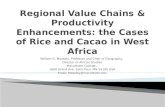 Regional Value Chains & Productivity Enhancements: the Cases of Rice and Cacao in West Africa