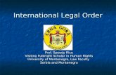 International Legal Order