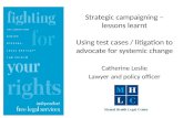 Why use litigation?
