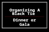 Organizing A Black Tie